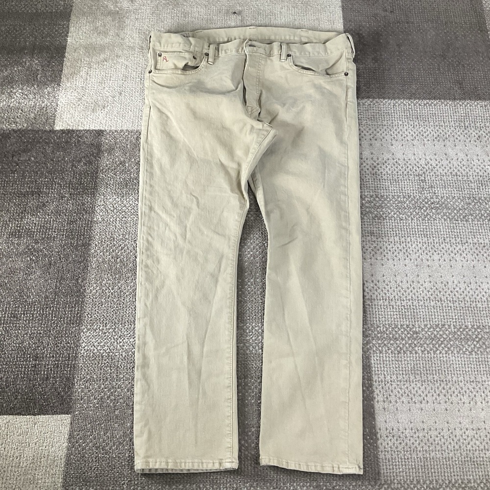 Polo by Ralph Lauren Slim Straight Jeans in Light Khaki